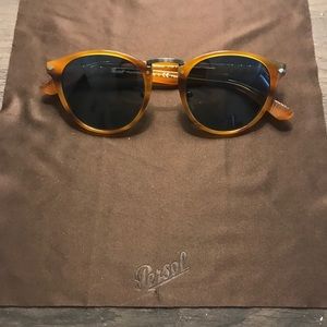 Persol Polarized Typewriter Sunglasses